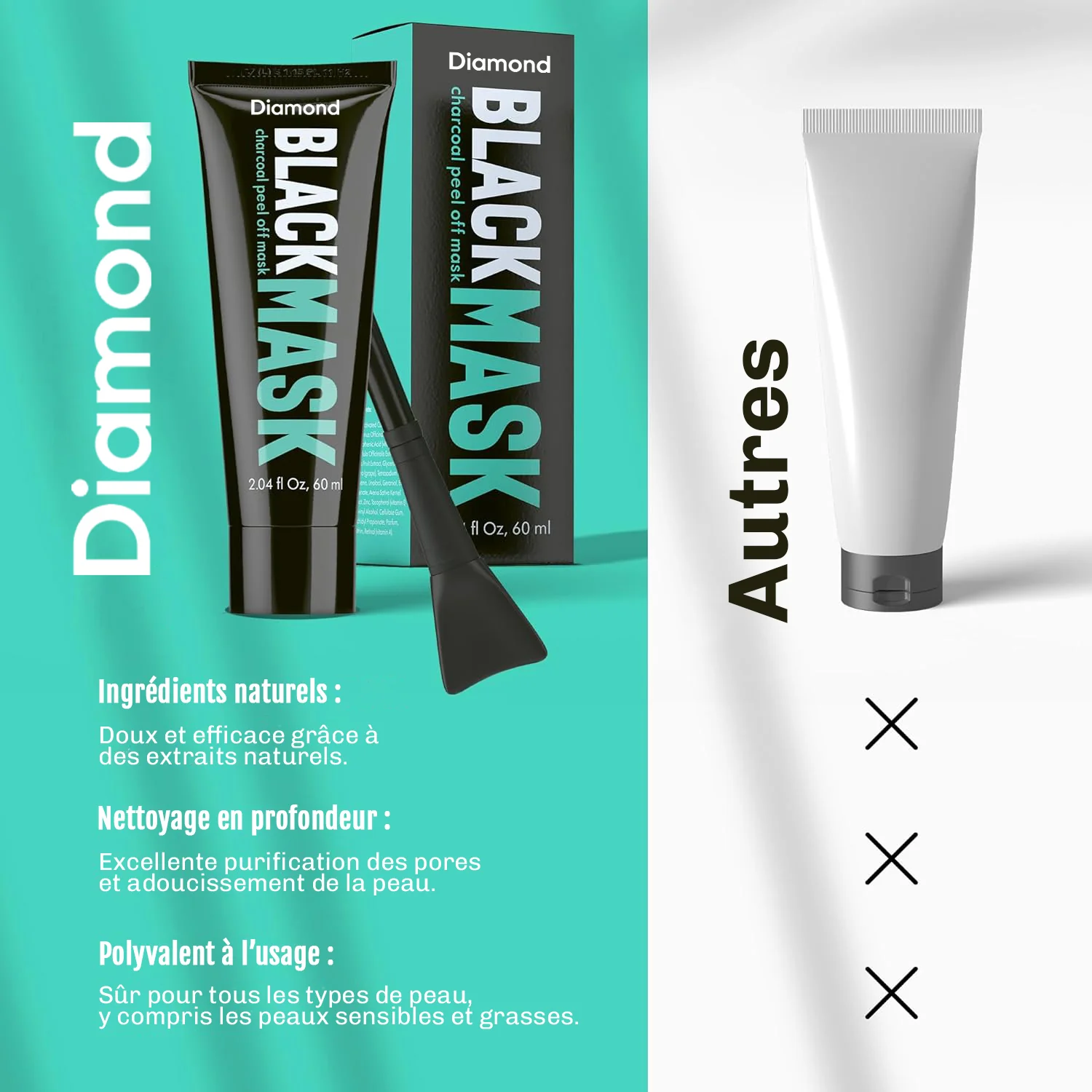 Silky Black - Masque Charbon Actif - Image 6